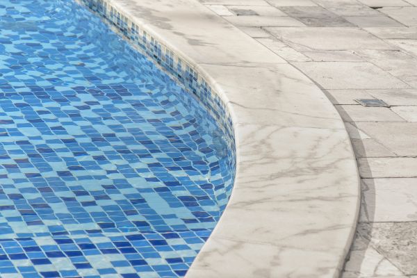 Stamped Concrete Pool Patio Installation