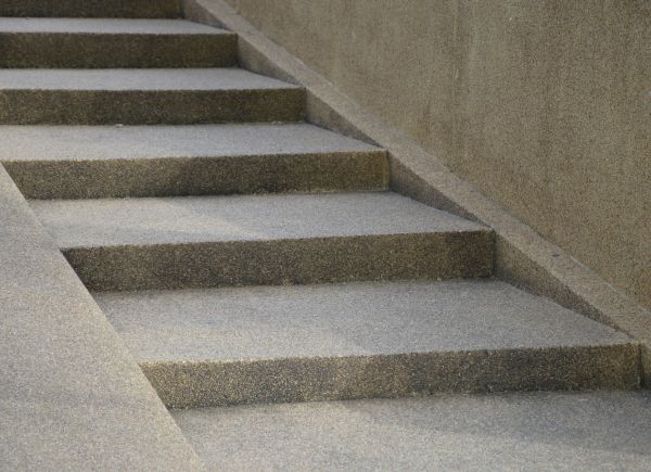Poured Step Construction