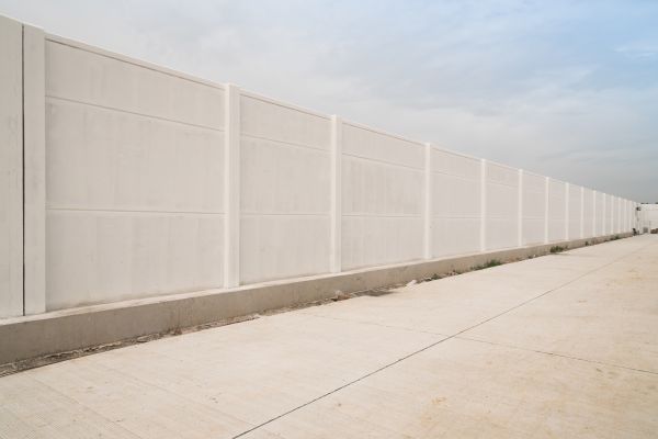 Concrete Fence Construction in Marion
