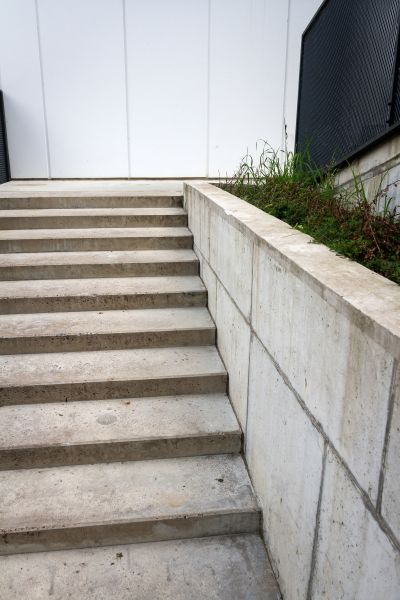 Cement Stair Installation in Marion