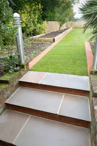 Backyard Steps Installation in Marion