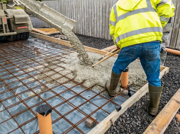 Basement Slab Pouring in Marion