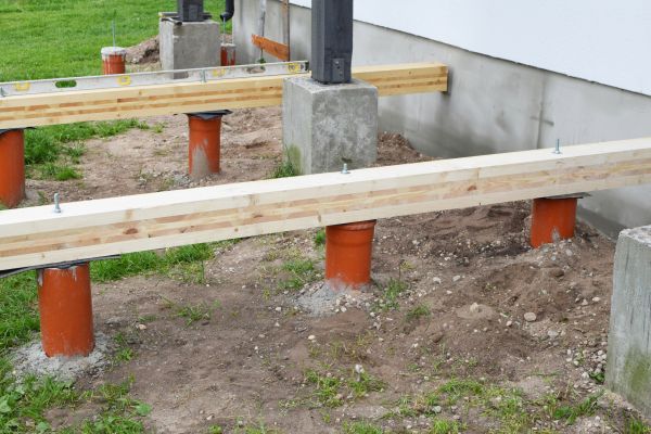 Deck Foundation Installation