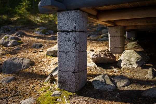 Cabin Foundation Installation