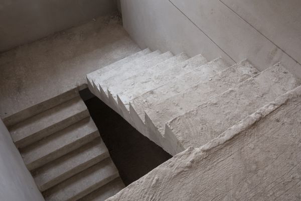 Cement Staircase Construction in Marion
