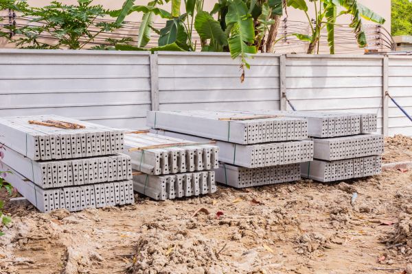 Concrete Boundary Wall Install
