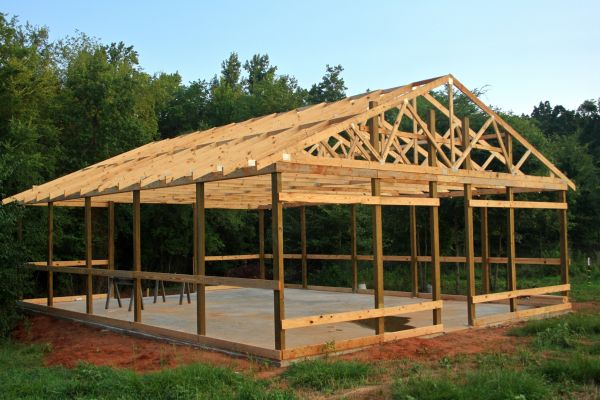 Barn Pad Installation in Marion