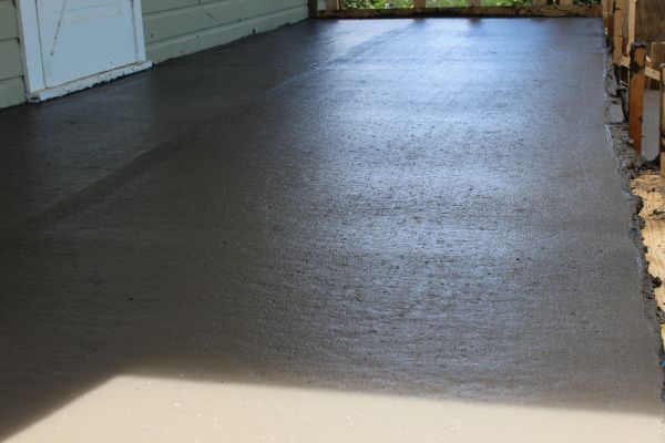 Porch Slab Laying
