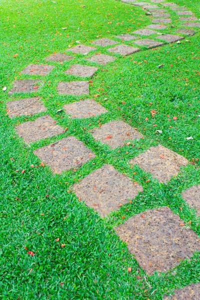 Backyard Pathway Construction in Marion