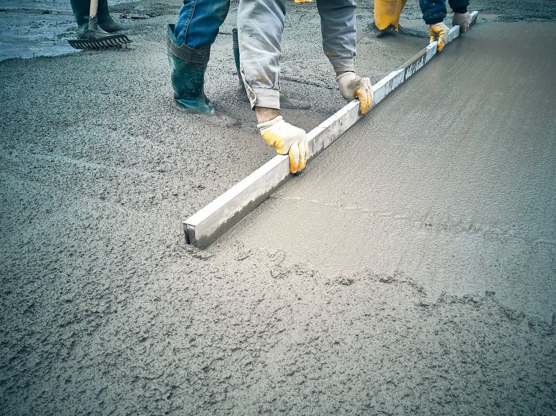 Concrete Pour in Spring